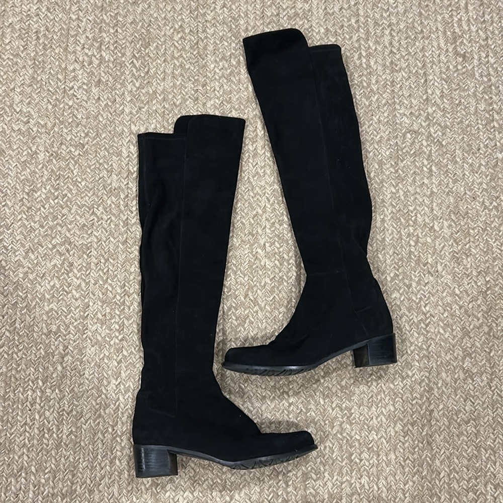 Stuart Weitzman Black Over the Knee Boots